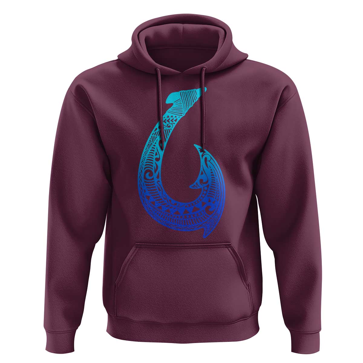 Tribal Makau Hawaiian Fish Hook Pacific Islander Hawaiian Hoodie