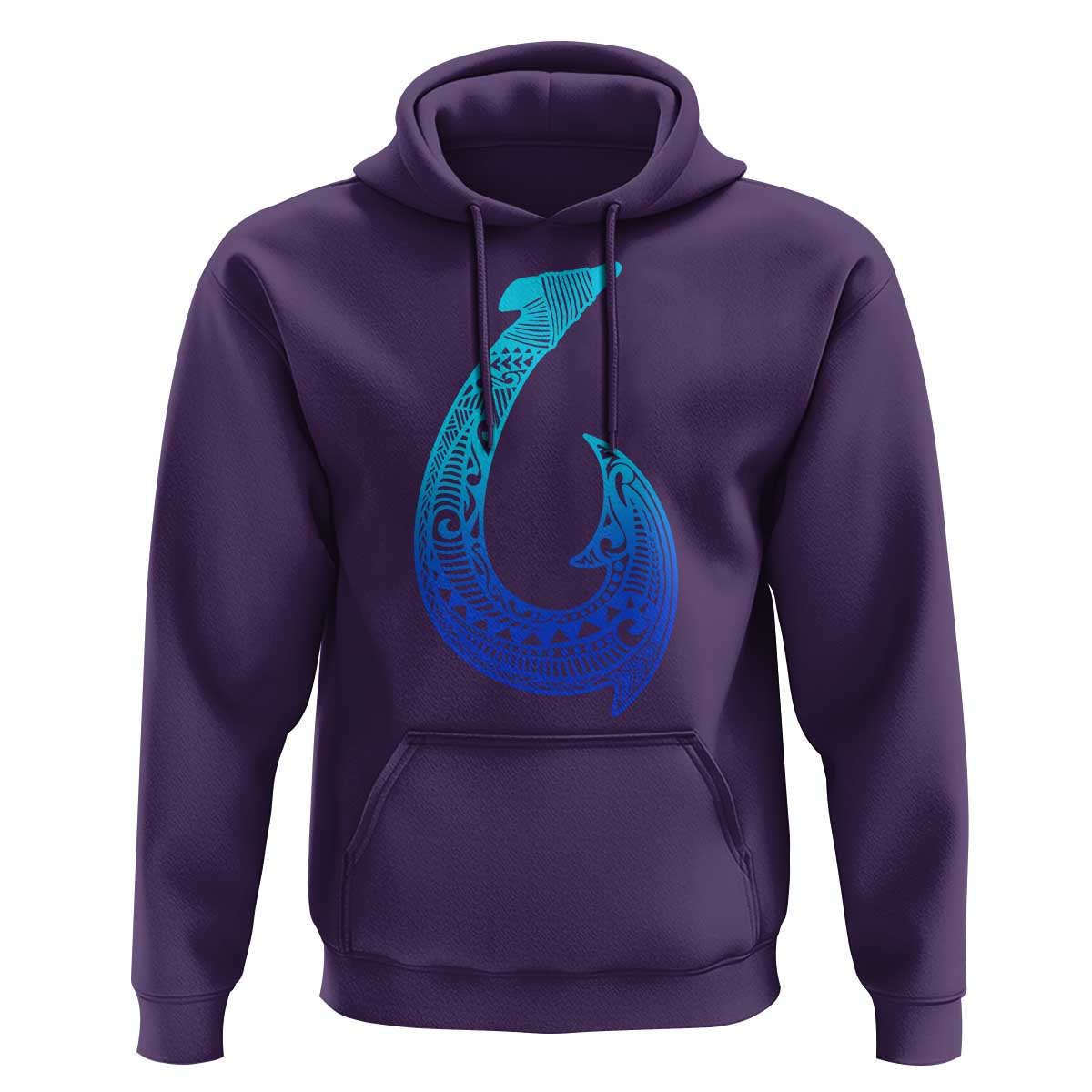 Tribal Makau Hawaiian Fish Hook Pacific Islander Hawaiian Hoodie