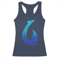 Tribal Makau Hawaiian Fish Hook Pacific Islander Hawaiian Racerback Tank Top