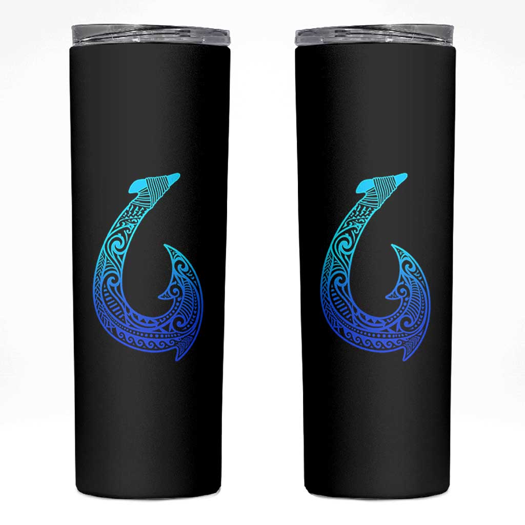 Tribal Makau Hawaiian Fish Hook Pacific Islander Hawaiian Skinny Tumbler