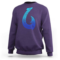 Tribal Makau Hawaiian Fish Hook Pacific Islander Hawaiian Sweatshirt