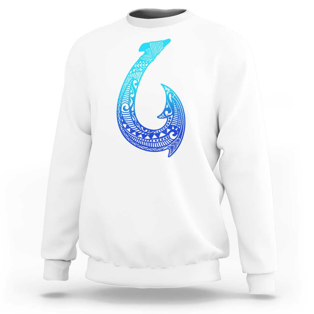 Tribal Makau Hawaiian Fish Hook Pacific Islander Hawaiian Sweatshirt