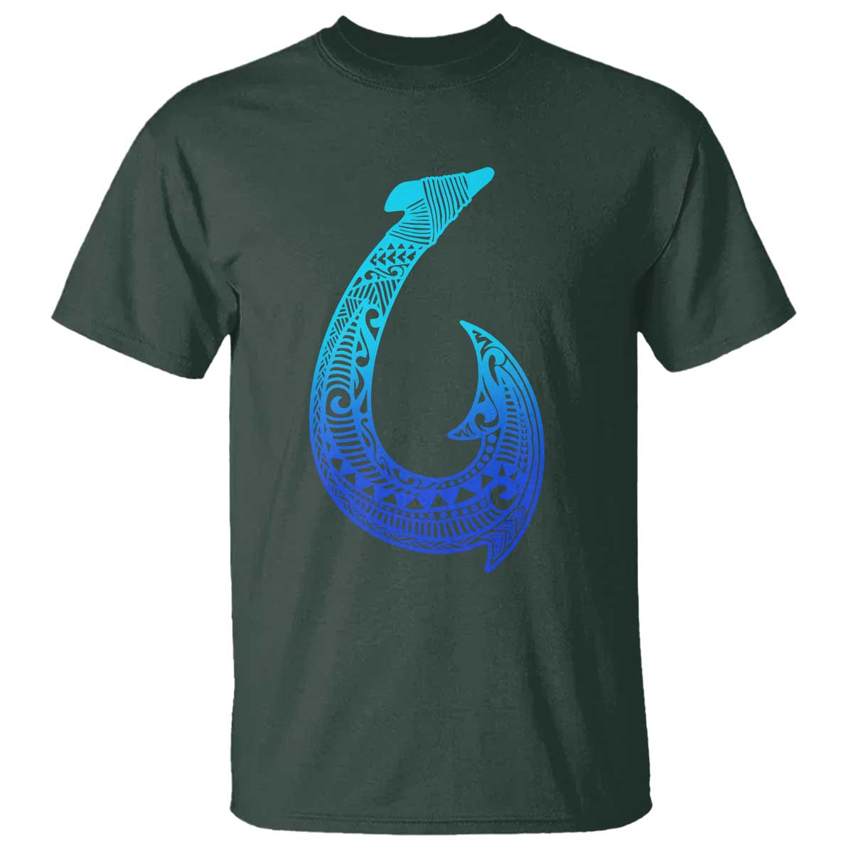 Tribal Makau Hawaiian Fish Hook Pacific Islander Hawaiian T Shirt