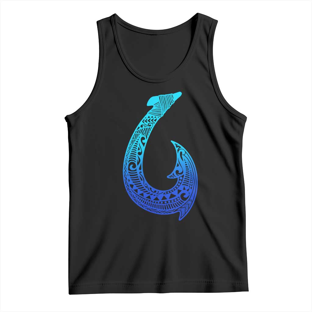 Tribal Makau Hawaiian Fish Hook Pacific Islander Hawaiian Tank Top