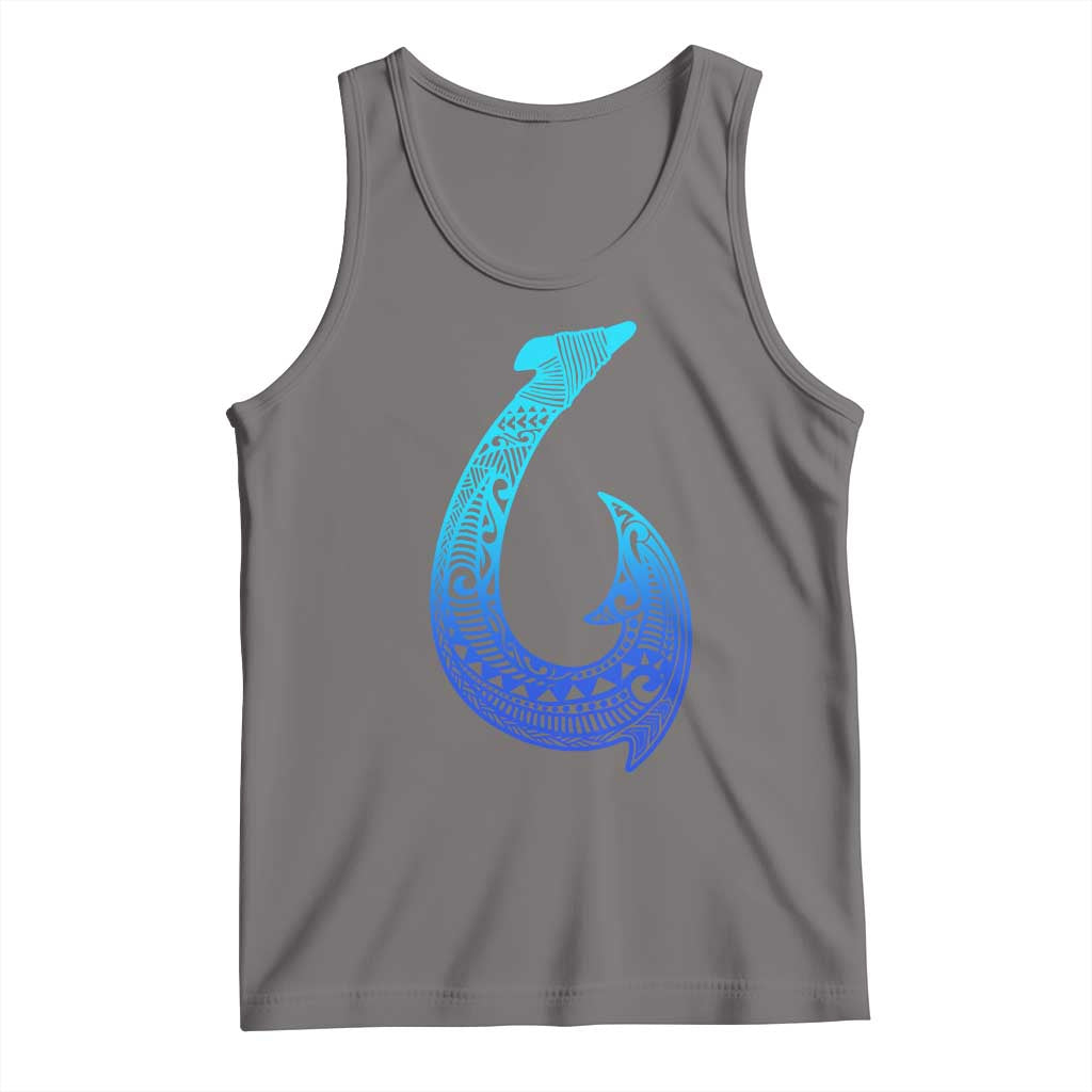 Tribal Makau Hawaiian Fish Hook Pacific Islander Hawaiian Tank Top