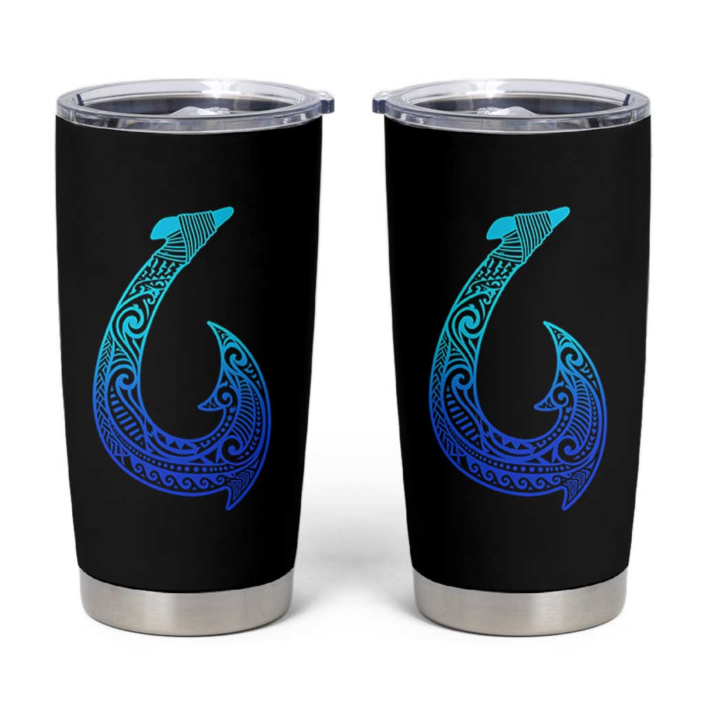 Tribal Makau Hawaiian Fish Hook Pacific Islander Hawaiian Tumbler Cup