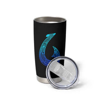 Tribal Makau Hawaiian Fish Hook Pacific Islander Hawaiian Tumbler Cup