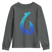 Tribal Makau Hawaiian Fish Hook Pacific Islander Hawaiian Youth Sweatshirt