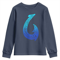 Tribal Makau Hawaiian Fish Hook Pacific Islander Hawaiian Youth Sweatshirt