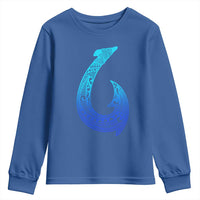 Tribal Makau Hawaiian Fish Hook Pacific Islander Hawaiian Youth Sweatshirt