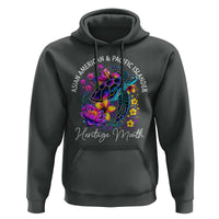 AAPI Asian American and Pacific Islander Heritage Month Hoodie Floral Sea Turtle