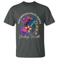 AAPI Asian American and Pacific Islander Heritage Month T Shirt Floral Sea Turtle
