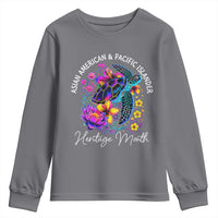 AAPI Asian American and Pacific Islander Heritage Month Youth Sweatshirt Floral Sea Turtle