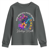 AAPI Asian American and Pacific Islander Heritage Month Youth Sweatshirt Floral Sea Turtle