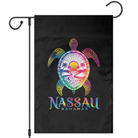 Nassau Bahamas Beach Vacation Garden Flag Tie Dye Sea Turtle