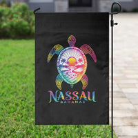 Nassau Bahamas Beach Vacation Garden Flag Tie Dye Sea Turtle