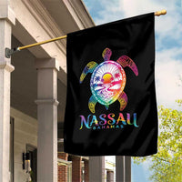 Nassau Bahamas Beach Vacation Garden Flag Tie Dye Sea Turtle