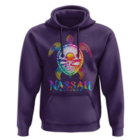 Nassau Bahamas Beach Vacation Hoodie Tie Dye Sea Turtle