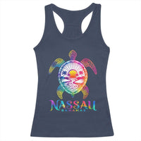 Nassau Bahamas Beach Vacation Racerback Tank Top Tie Dye Sea Turtle