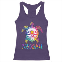 Nassau Bahamas Beach Vacation Racerback Tank Top Tie Dye Sea Turtle