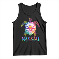 Nassau Bahamas Beach Vacation Tank Top Tie Dye Sea Turtle