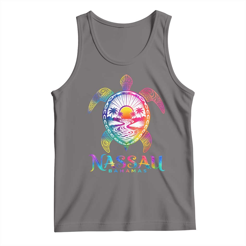 Nassau Bahamas Beach Vacation Tank Top Tie Dye Sea Turtle