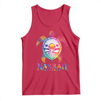 Nassau Bahamas Beach Vacation Tank Top Tie Dye Sea Turtle