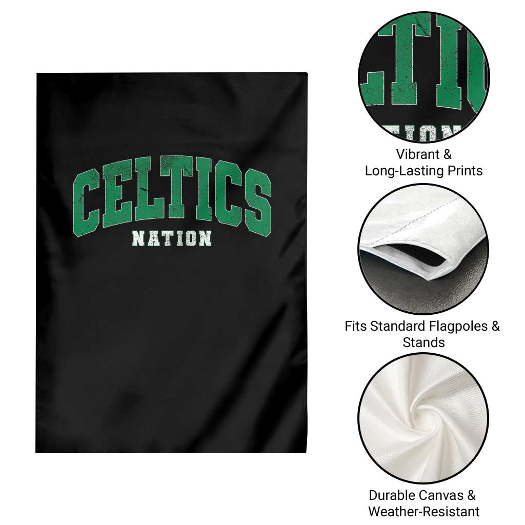 Celtic Nation Garden Flag Sports Varsity Aesthetic Letters Cap