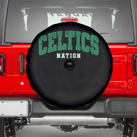 Celtic Nation Spare Tire Cover Sports Varsity Aesthetic Letters Cap