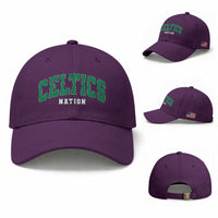 Celtic Nation Baseball Cap Sports Varsity Aesthetic Letters Cap