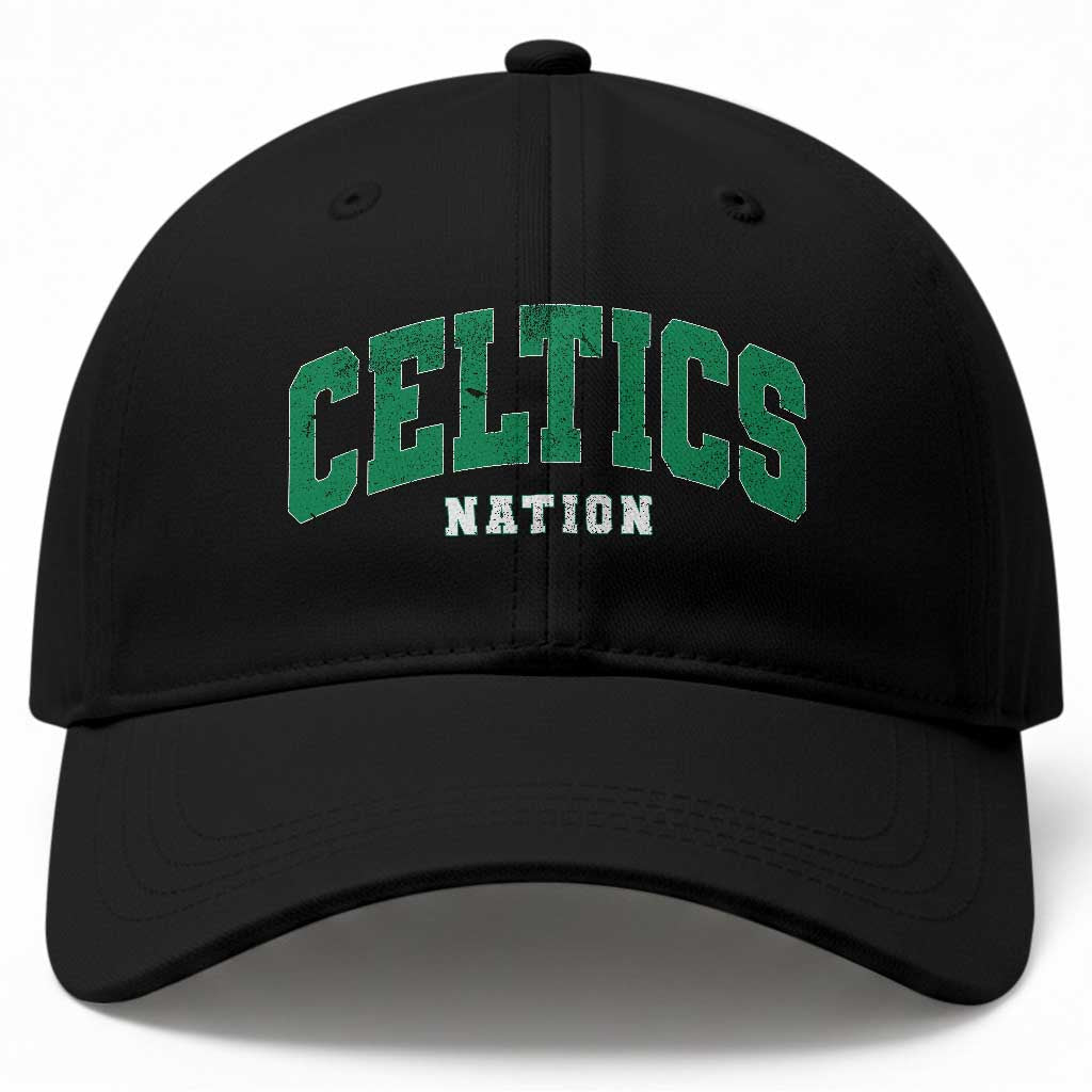 Celtic Nation Baseball Cap Sports Varsity Aesthetic Letters Cap
