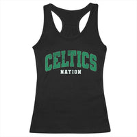 Celtic Nation Racerback Tank Top Sports Varsity Aesthetic Letters Cap