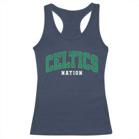 Celtic Nation Racerback Tank Top Sports Varsity Aesthetic Letters Cap