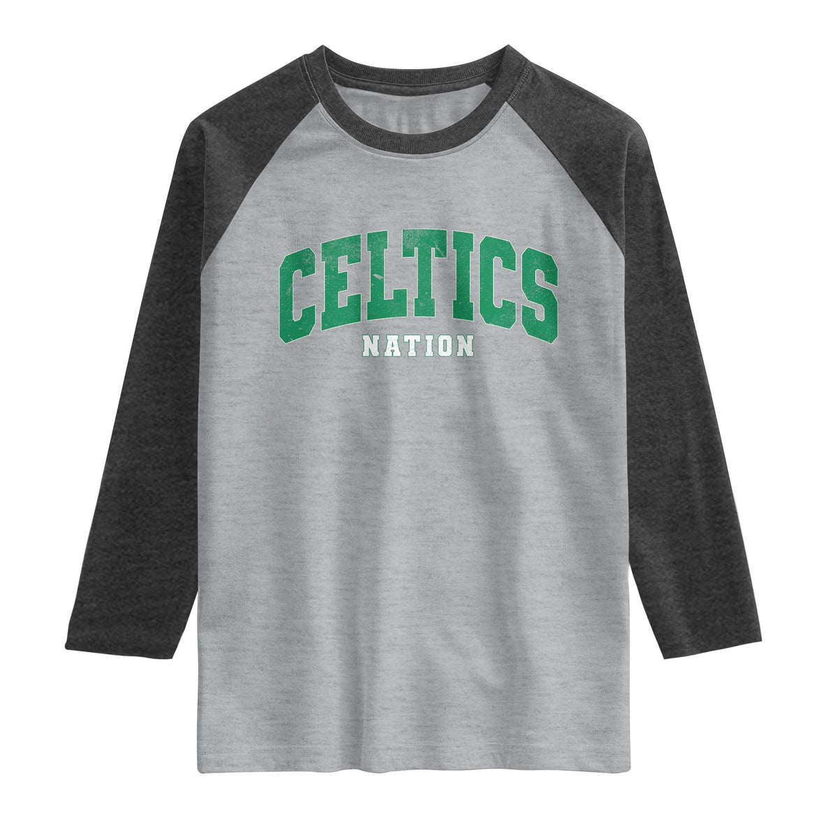 Celtic Nation Raglan Shirt Sports Varsity Aesthetic Letters Cap