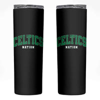 Celtic Nation Skinny Tumbler Sports Varsity Aesthetic Letters Cap