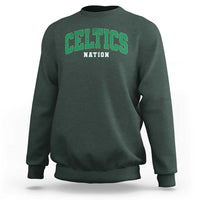Celtic Nation Sweatshirt Sports Varsity Aesthetic Letters Cap