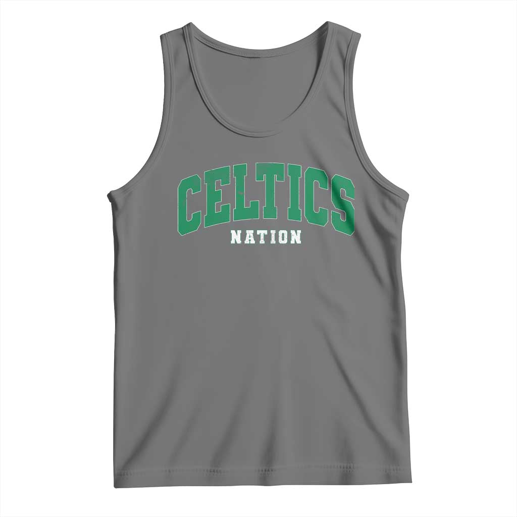 Celtic Nation Tank Top Sports Varsity Aesthetic Letters Cap