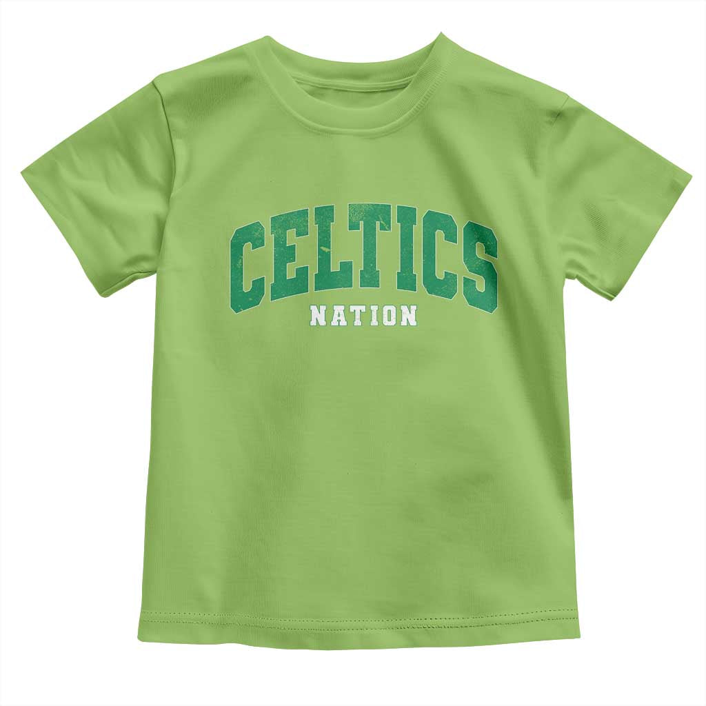Celtic Nation Toddler T Shirt Sports Varsity Aesthetic Letters Cap