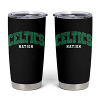Celtic Nation Tumbler Cup Sports Varsity Aesthetic Letters Cap