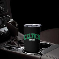 Celtic Nation Tumbler Cup Sports Varsity Aesthetic Letters Cap