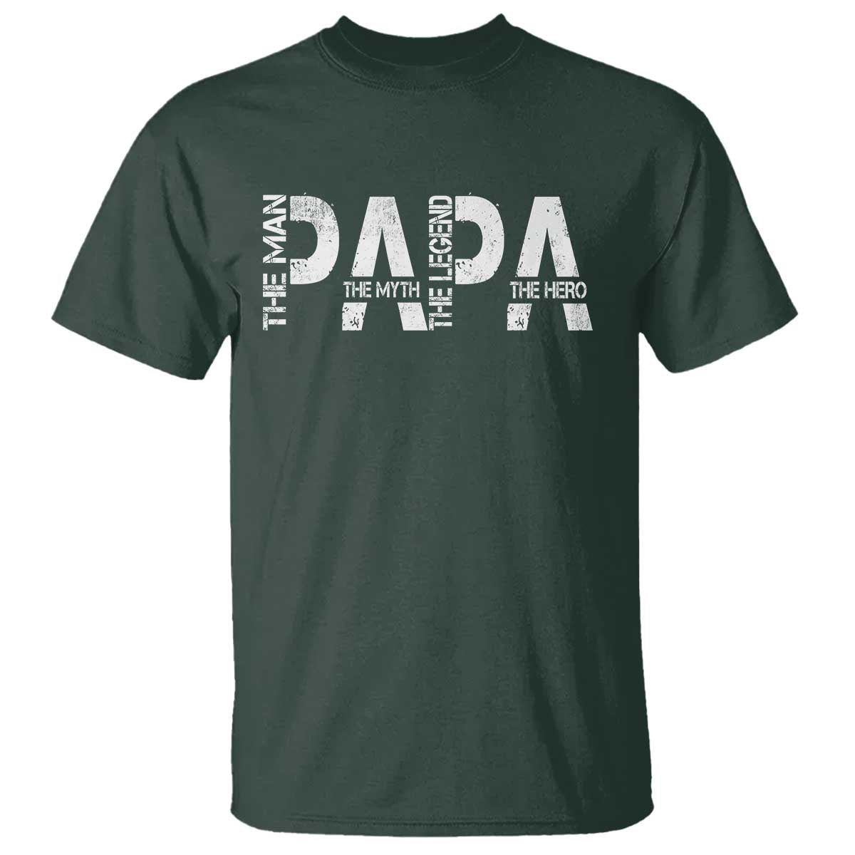 Papa The Man The Myth The Legend The Hero T Shirt Fathers Day Gift