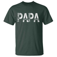 Papa The Man The Myth The Legend The Hero T Shirt Fathers Day Gift
