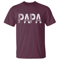 Papa The Man The Myth The Legend The Hero T Shirt Fathers Day Gift