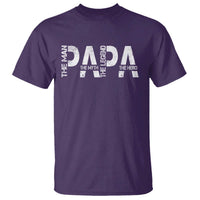 Papa The Man The Myth The Legend The Hero T Shirt Fathers Day Gift
