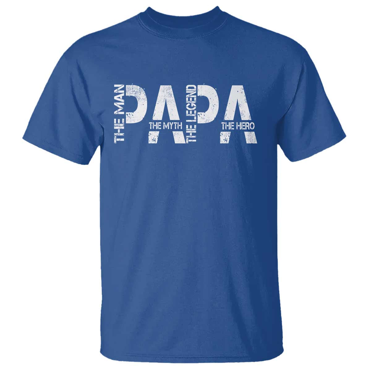 Papa The Man The Myth The Legend The Hero T Shirt Fathers Day Gift