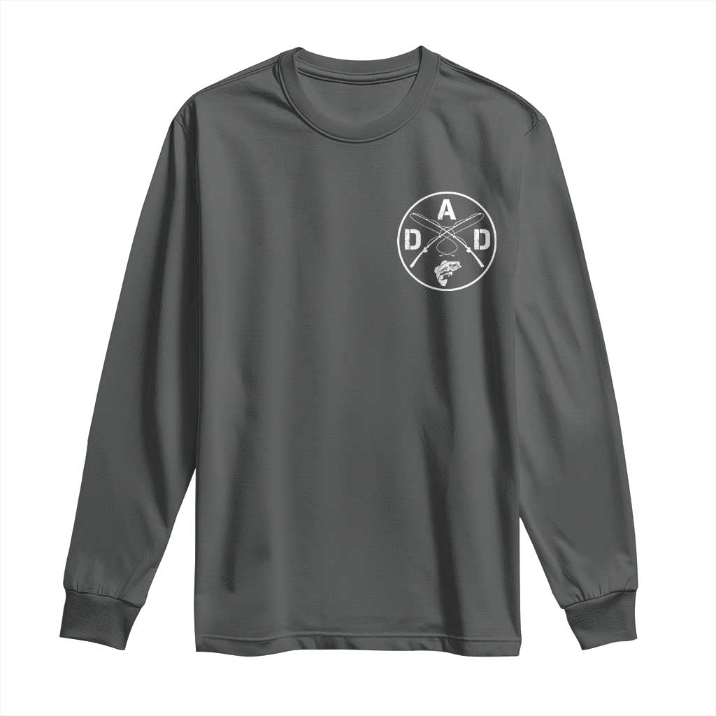 Fishing Dad Long Sleeve Shirt Fisherman Fish Lover Father's Day Gift