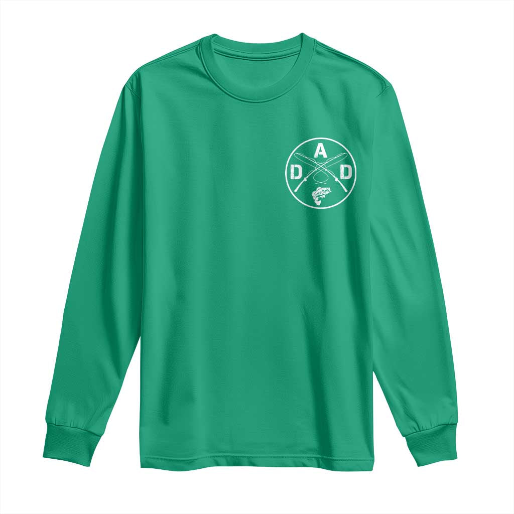 Fishing Dad Long Sleeve Shirt Fisherman Fish Lover Father's Day Gift