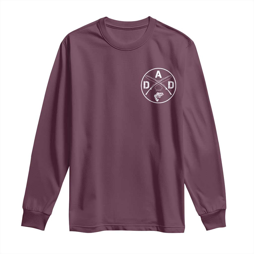 Fishing Dad Long Sleeve Shirt Fisherman Fish Lover Father's Day Gift
