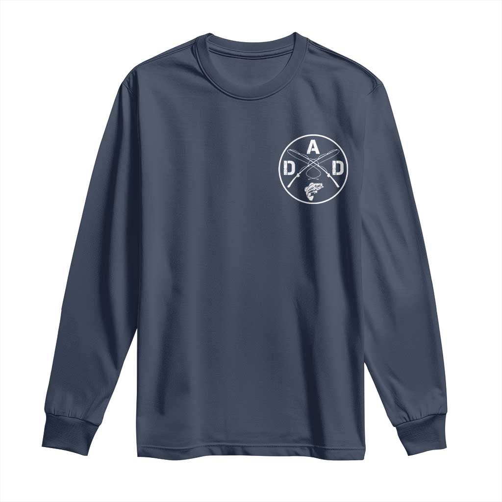Fishing Dad Long Sleeve Shirt Fisherman Fish Lover Father's Day Gift