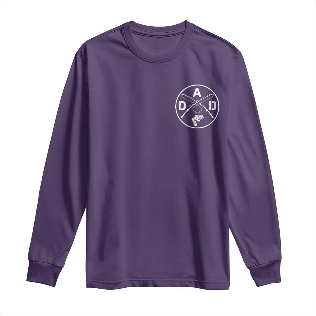 Fishing Dad Long Sleeve Shirt Fisherman Fish Lover Father's Day Gift